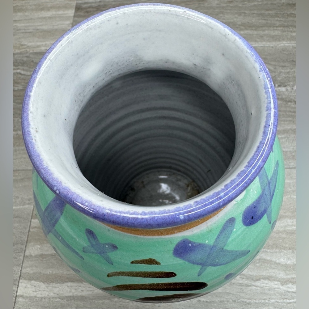 VTG The Potter’s Garden Vase by Georgia Starr Newman of Taos New Mexico - Picture 8 of 10